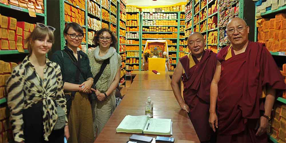 26 April 2022: Visit of Dr. Habil. Agata Bareja-Starzynska – Library of  Tibetan Works and Archives